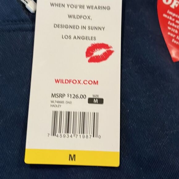 WILDFOX TIE-DYE HOODIE HADLEY RELAXED OVERSIZED FIT WITH KANGAROO POCKET NWT - Picture 7 of 7